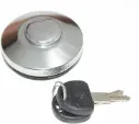 Suzuki SJ410 413 LJ Chrome Fuel Tank Cap + Lock Samurai Sierra Drover Gypsy