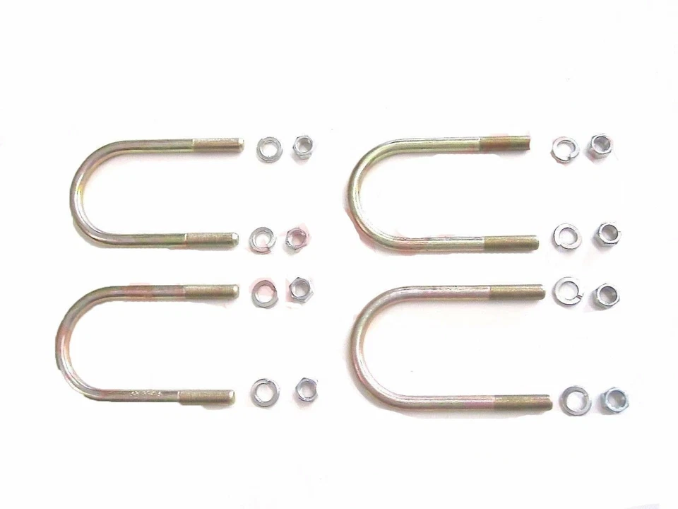For Suzuki U Bolt With Washers & Nuts 4 Units for Leaf Springs Samurai 1986-95