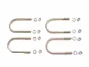 For Suzuki U Bolt With Washers & Nuts 4 Units for Leaf Springs Samurai 1986-95