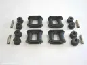 COMPLETE SET - LEAF SPRING SHACKLES & BUSHINGS (OEM) - SAMURAI 80'-95