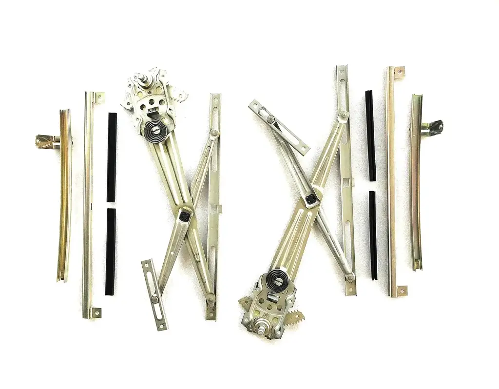 OEM SUZUKI SAMURAI GYPSY FRONT WINDOW GLASS CRANK/REGULATOR COMPLETE KIT