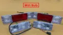 TAIL LIGHT LAMP ASSY + FRONT TURN SIGNAL Fits SUZUKI JIMNY SAMURAI SIERRA +Bulbs