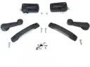 WINDOW CRANKS, DOOR HANDLES, PULLS / BLACK - SAMURAI 85'-93