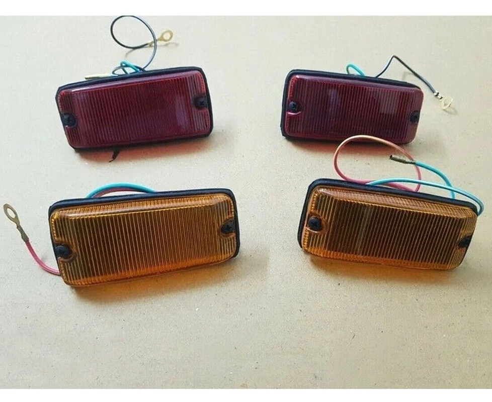 FRONT & REAR SIDE MARKER LIGHTS Set (RH / LH) Suzuki Samurai SJ413 SJ410 2 pair