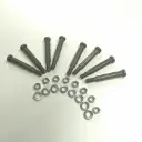 QTY 8 SHACKLE BOLTS PINS FRONT REAR FOR SAMURAI 85-95