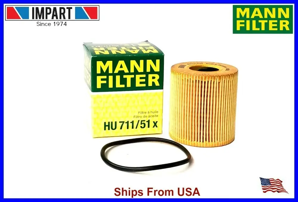 Mini Cooper 1.6L DOHC Oil Filter 11 42 7 622 446 MANN HU711/51x