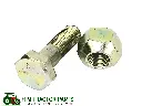 MAHINDRA TRACTOR FRONT WHEEL HUB BOLT AND NUT SINGLE 003047574R1 AND 003047573