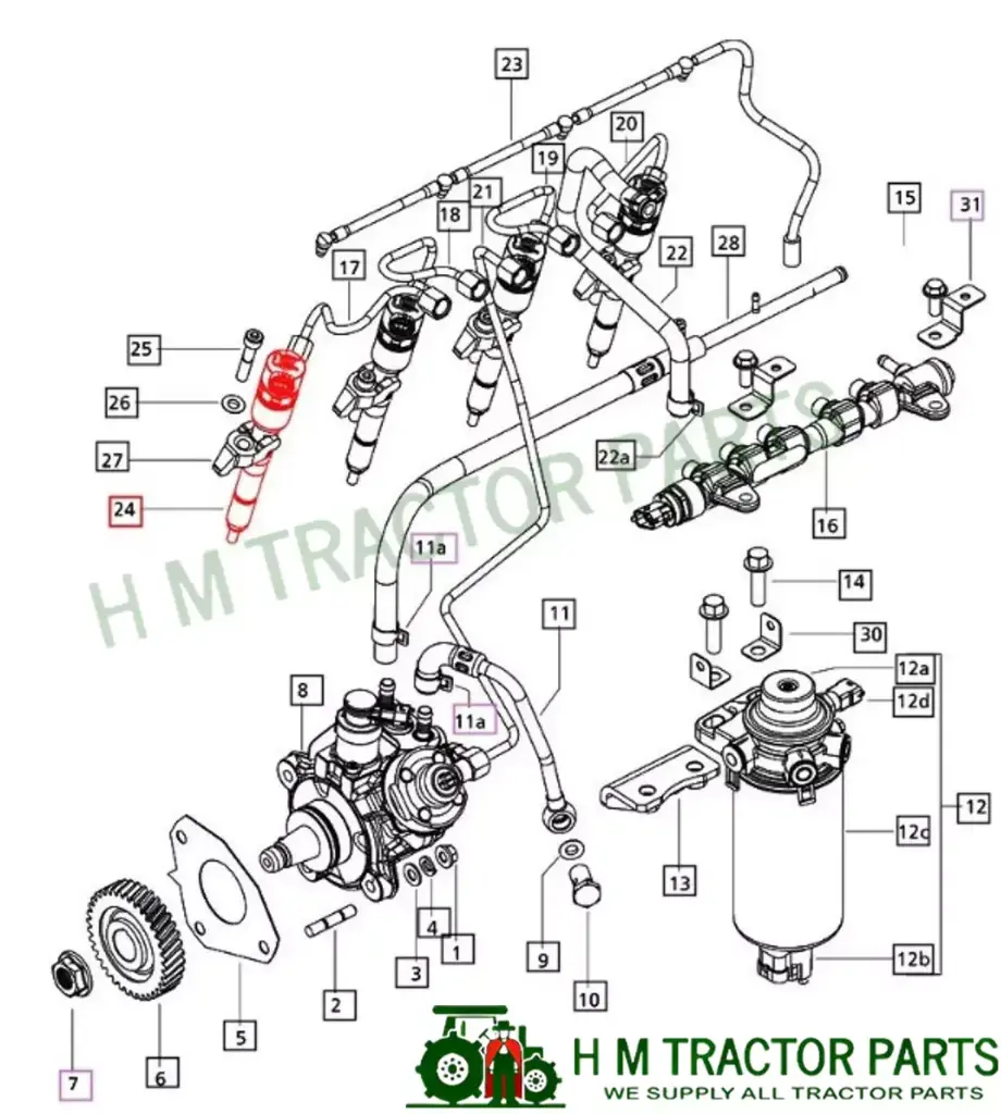 FUEL INJECTOR FOR MAHINDRA TRACTOR (006023436D1)