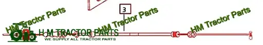 CABLE, HAND/FOOT ACCELERATOR (007535552C1)