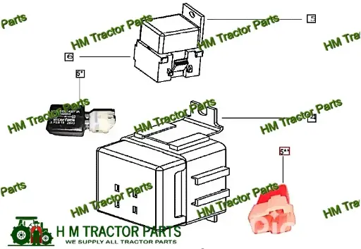 TWO POLE DIODE (CROSS-STYLE) FOR MAHINDRA TRACTOR (007701734C1)