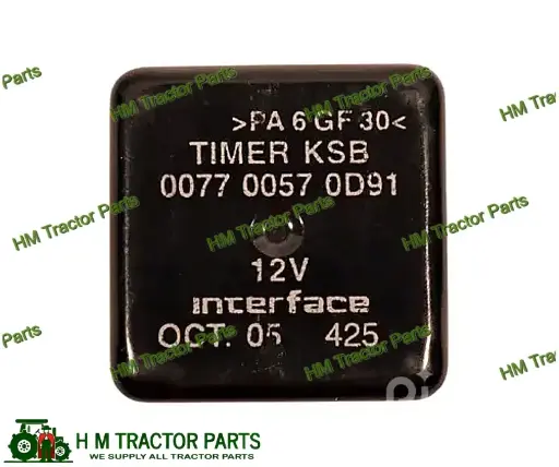RELAY FOR INJECTOR PUMP KSB UNIT ON MAHINDRA TRACTOR 007700570D91
