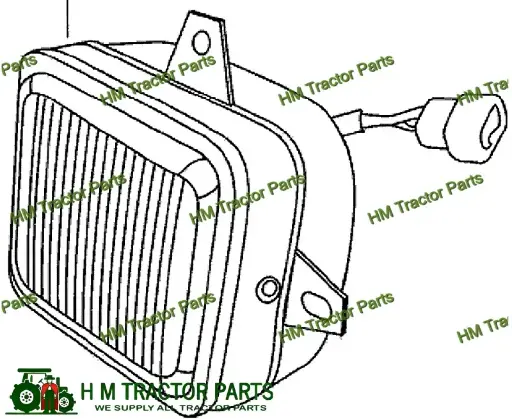 HEAD LAMP ASSEMBLY FOR C27|C35 MAHINDRA TRACTOR 000041538C11