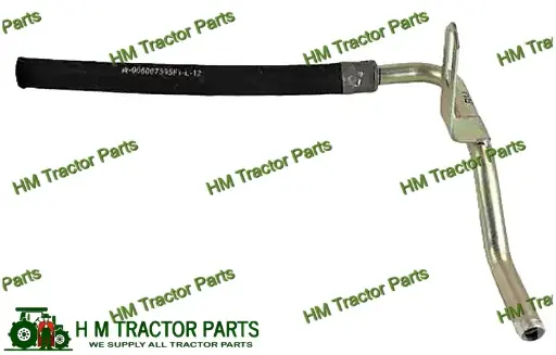 PIPE FROM OIL COOLER TO WATER PUMP ON MAHINDRA TRACTOR (006007595F1)