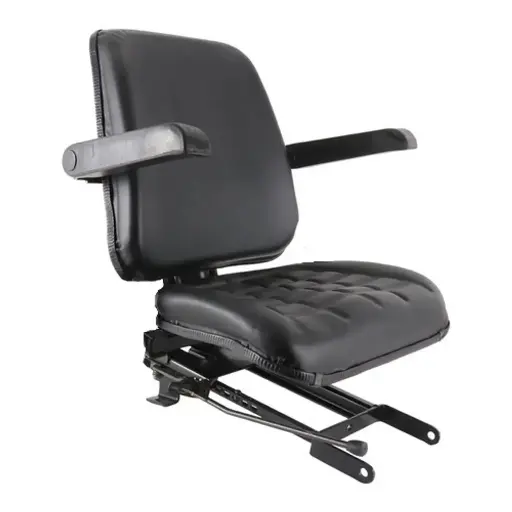 Mahindra Tractor Seat Sliding Complete With Arm Rest Taller Back 008000160B91