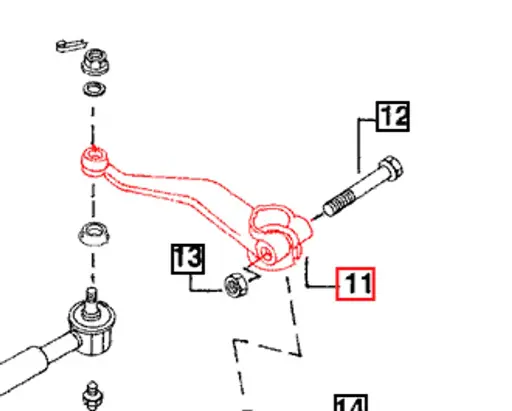 UPPER STEERING ARM FOR MAHINDRA TRACTOR (001127655R1)