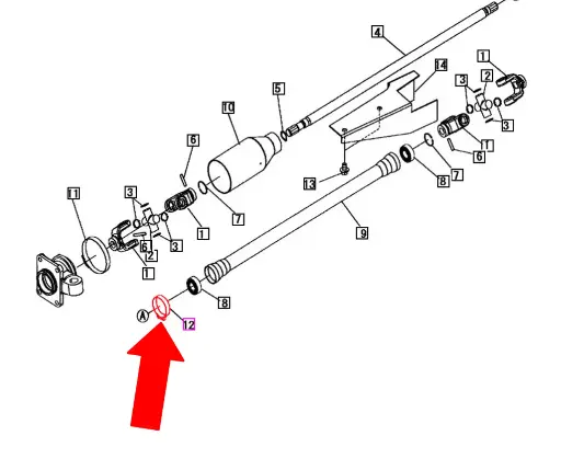 MAHINDRA TRACTOR CLAM HOSE (00505000500)