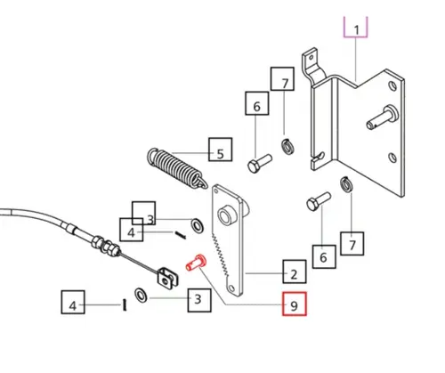 PIN ROD END FOR MAHINDRA TRACTOR (000039374D)