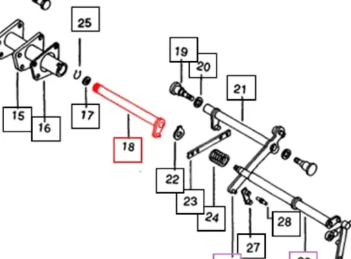 SLEEVE POSITION CONTROL FOR 485|C27 MAHINDRA TRACTOR (003044408R96)