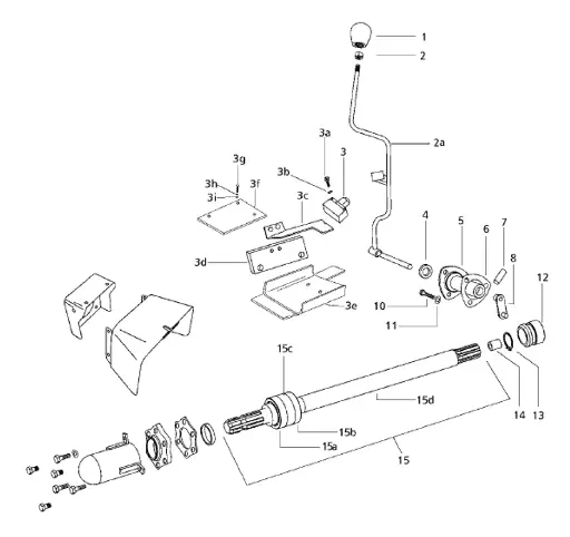 PTO FRONT BEARING FOR 6500 MAHINDRA TRACTOR (000032176B12)