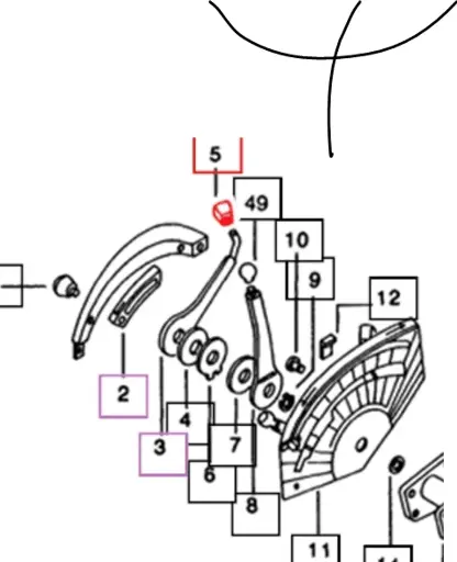 KNOB FOR DRAFT CONTROL ON MAHINDRA TRACTOR (001121158R1)
