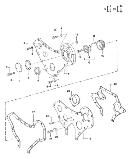 SHAFT IDLER GEAR FOR 575|3505|E350 MAHINDRA TRACTOR (00703853R4)