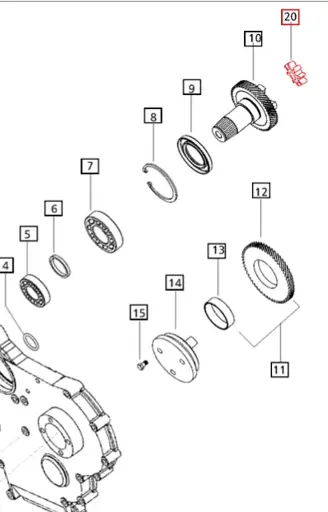 HYDRAULIC PUMP DRIVE CLUTCH FOR 5520|6520 MAHINDRA TRACTOR (006000089F1)