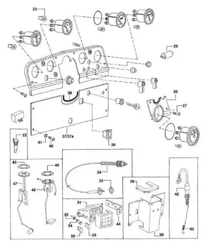 HOUR METER MOUNT BRACKET FOR E-350 MAHINDRA TRACTOR (005553862R91)