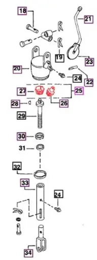 GEAR, LEVELING SET BOX & PINION (05 SERIES)  (001127040R91)