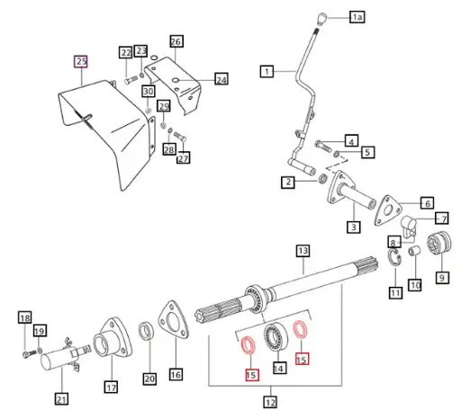 COLLAR (REAR PTO SHAFT) FOR MAHINDRA TRACTOR (003073112R2)