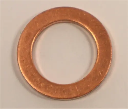 COPPER SEAL WASHER FOR FUEL FITTING ON FILTER FOR (006011056B1)