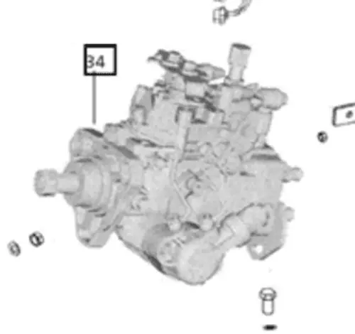 ROTARY FUEL INJECTOR PUMP FOR 7520 MAHINDRA TRACTOR (006002839F1)