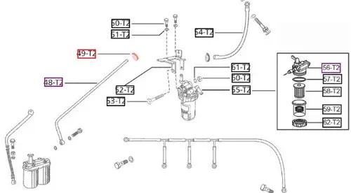 CLAMP, HOSE (FUEL LINE) FOR MAHINDRA TRACTOR (006002536C1)