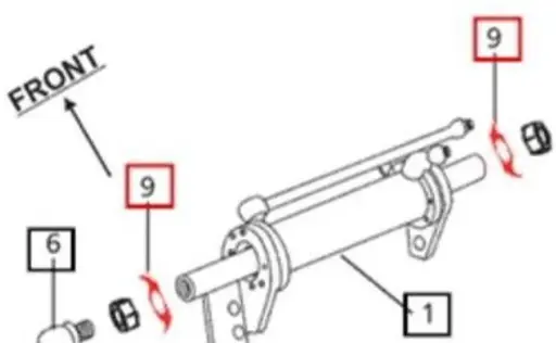 LOCK PLATE FOR POWER STEERING FOR 4500|5500|5530|5555|5565|5570|6000|6030|6500|6530 MAHINDRA TRACTOR (007602491C1)