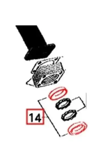 RACE FOR STEERING SECTOR ON MAHINDRA 475 (PER EACH, TRACTOR REQUIRES QTY 2) (001233095R1)