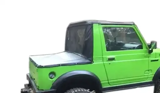For Suzuki Samurai Replacement Soft Top With Deck Cover-Black Denim Short Body