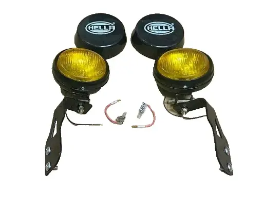 Mounting Brackets Clamp With Light Fog Lamp For Suzuki Samurai Jimny SJ410/413