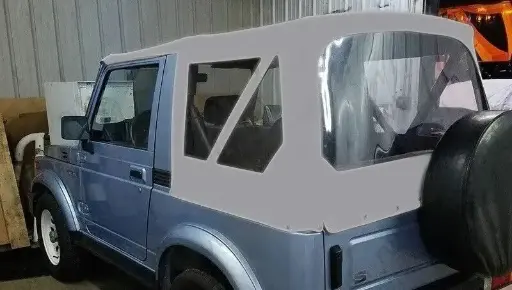 OEM Quality Suzuki Samurai Replacement Soft Top1986-1994 Clear Windows In Grey