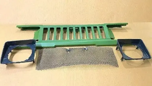 Front Grill Grille for Suzuki Samurai SJ410 With Mesh & Bezel-Green