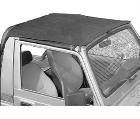 1986-1994 Suzuki Samurai Brief Bikini Bimini Top in Black Denim Black