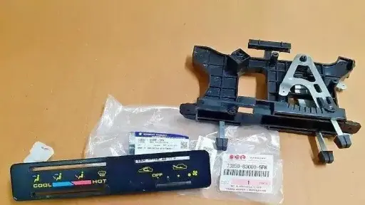 Heater Controle Assy +Panel +Knobs - SUZUKI SAMURAI SIERRA DROVER Genuine Parts