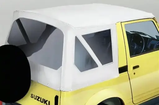 High Quality WHITE SOFT TOP ROOF for SUZUKI SJ410 SJ413 SAMURAI Free Exp Ship