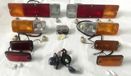 SUZUKI SAMURAI SIERRA JIMNY COMPLETE LED LIGHT SET -UPGRADE TO 4X BRIGHTER LIGHT