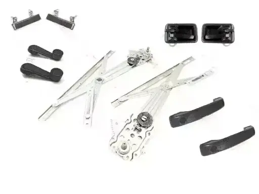 Window Regulator In + Outside Crank Pull Door Handles for 86 - 93 SUZUKI Samurai