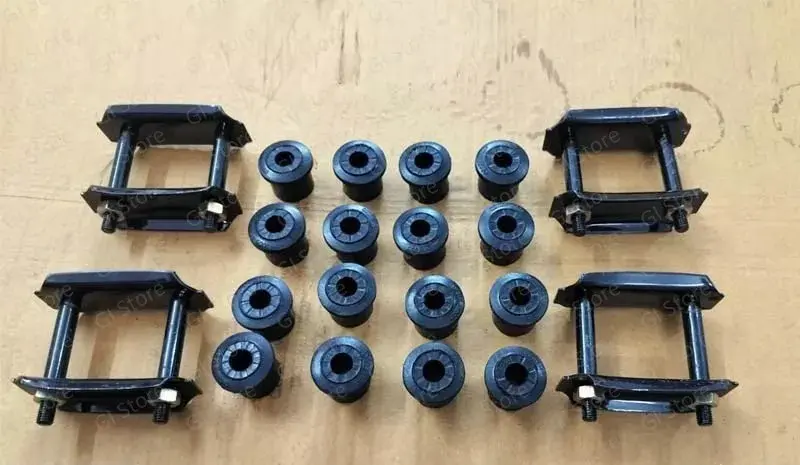 QTY 4 - LEAF SPRINGS SHACKLES & BUSH / FRONT & REAR-Suzuki Samurai 86 ...