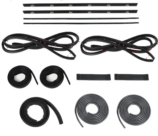 Door Window Trim Molding Seal Garnish Whisker Set Suzuki Samurai Hard Top