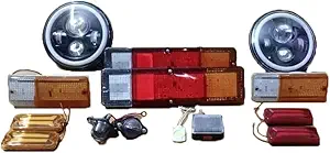 SUZUKI SAMURAI SIERRA JIMNY COMPLETE LED CONVERSION KIT /LIGHT SET WITH RELAY