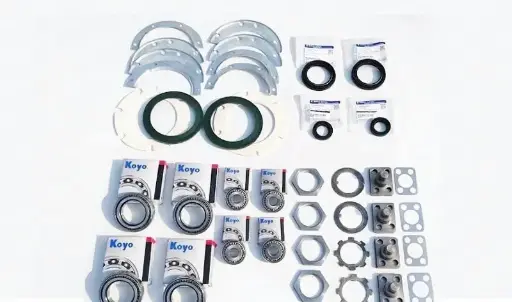 KNUCKLE, KING PIN & FRONT AXLE REBUILD KIT - SUZUKI SAMURAI 80'-95-KOYO Bearings