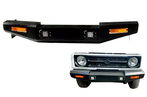 Front Metal Bumper With Led and Parking Lights For Suzuki Samurai SJ413 SJ410