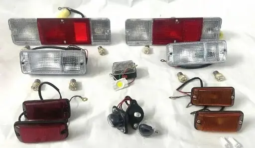 SUZUKI SAMURAI JIMNY COMPLETE WHITE LED LIGHT SET -UPGRADE TO 4X BRIGHTER LIGHT