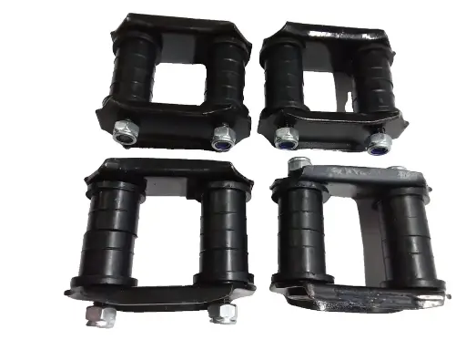 4X SHACKLES W / BUSHINGS FRONT & REAR FOR SUZUKI SAMURAI 86-95 ATL GA